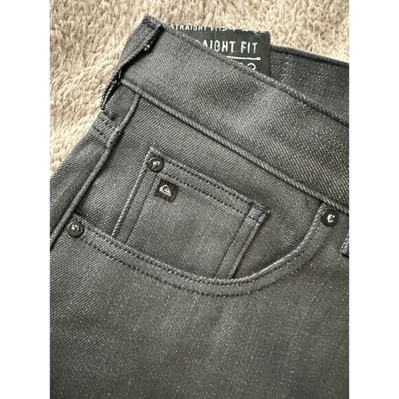 Quiksilver Men’s Jeans Revolver Straight Fit Size 34 x 32 New - Picture 8 of 16